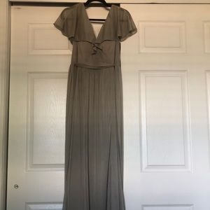 Azazie Silver Bridesmaid Dress